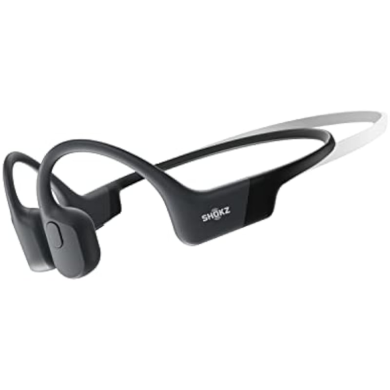 Shokz OpenRun Mini (AfterShokz Aeropex Mini) -Bone Conduction Open-Ear Bluetooth Sport Headphones – Waterproof Wireless Earphones for Workouts and Running – Built-in Mic, with Headband (Black)