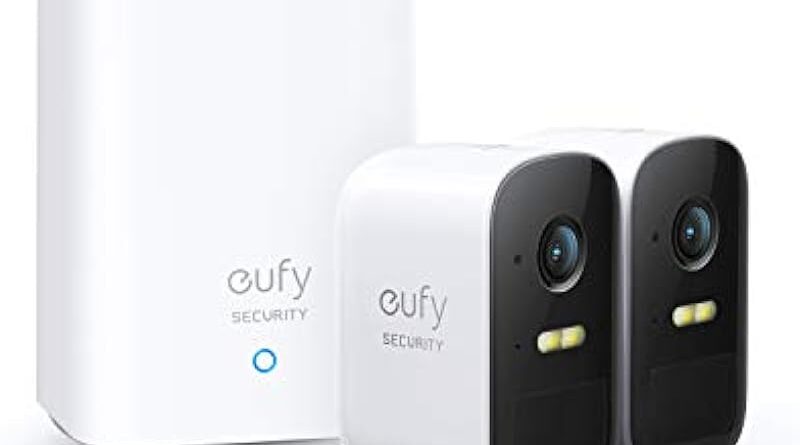 eufy security, eufyCam 2C 2-Cam Kit, Security Camera Outdoor, Wireless Home Security System with 180-Day Battery Life, HomeKit Compatibility, 1080p HD, IP67, Night Vision, No Monthly Fee