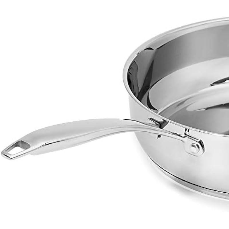 Amazon Basics Stainless Steel 11-Piece Cookware Set – Pots and Pans