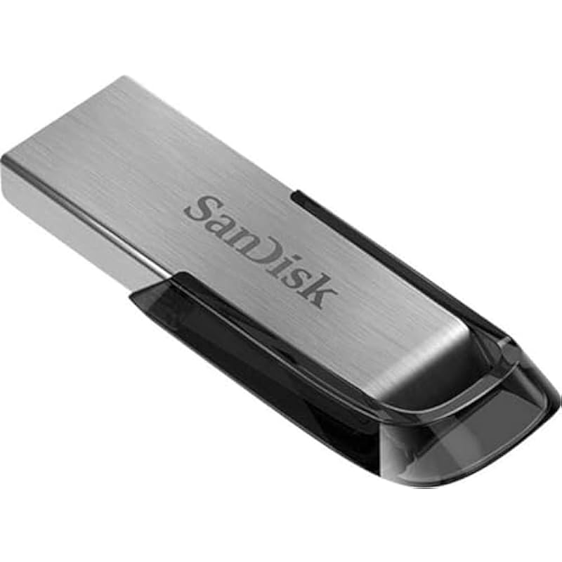 SanDisk Ultra Flair USB 3.0 128GB Flash Drive High Performance up to 150MB/s (SDCZ73-128G-G46), Black, Silver