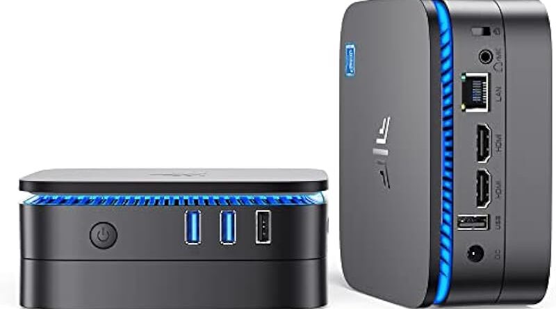 KAMRUI AK1 Pro Mini PC 16GB RAM, Mini Computer with Intel Celeron N5105(up to 2.90 GHz),512GB M.2 SSD Desktop Computers Support 4K UHD/HDMI 2.0/LAN/Dual-Band WiFi for School Home Office