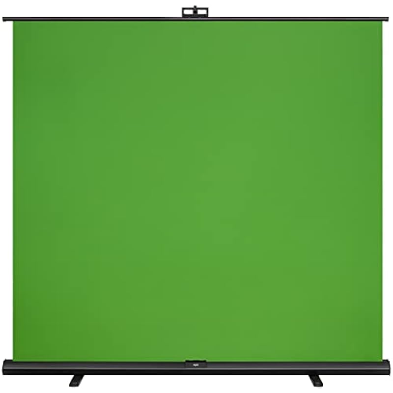 Elgato Green Screen XL – Extra Wide 79×72 Chroma Key Panel, Wrinkle-Resistant Fabric for Background Removal for Streaming, Video Conferencing, on Instagram, YouTube, TikTok, Zoom, Teams, OBS