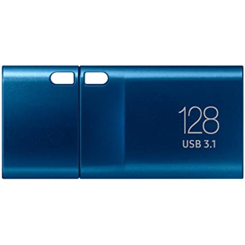 SAMSUNG Type-C USB Flash Drive, 128GB, Transfers 4GB Files in 11 Secs w/Up to 400MB/s 3.13 Read Speeds, Compatible w/USB 3.0/2.0, Waterproof -Canada Version