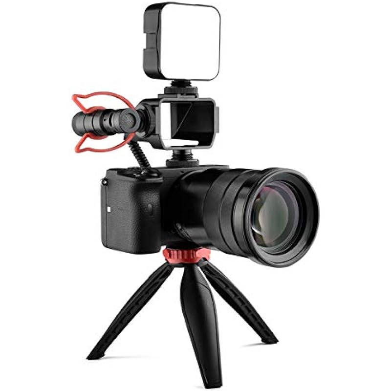 Camera Vlog Selfie Flip Screen, Mirrorless Camera Universal Cold Shoe Mount Flip Screen Exhibition Stand