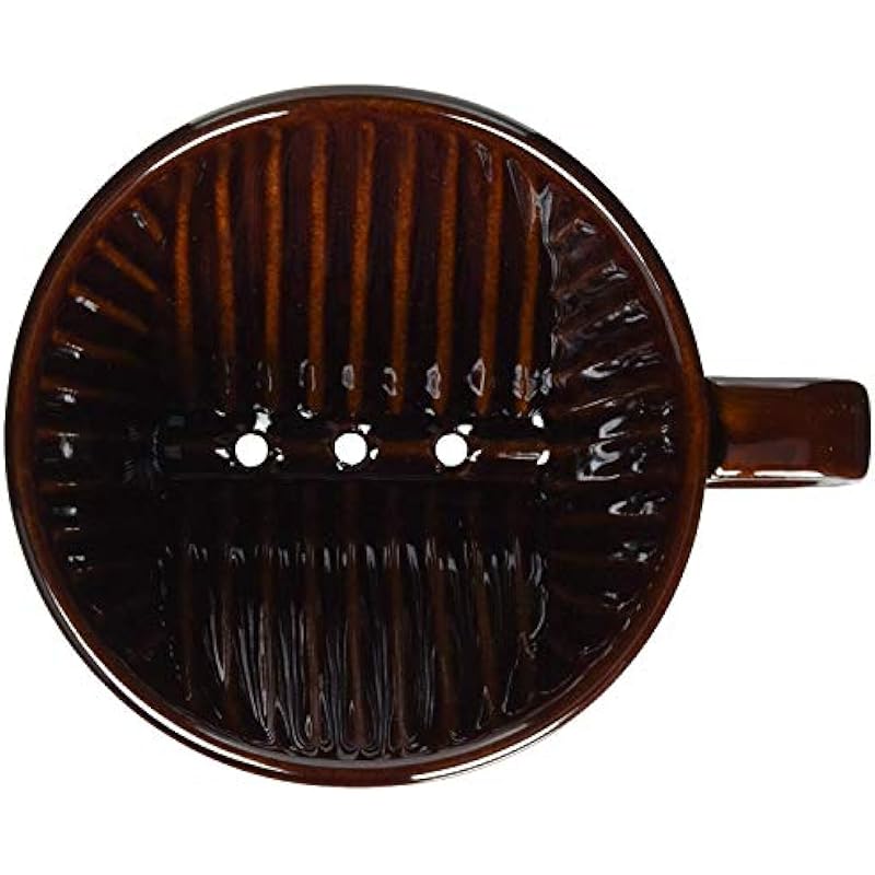 Kalita Ceramic Coffee Dripper (Brown) for 2-4 Cups by Kalita