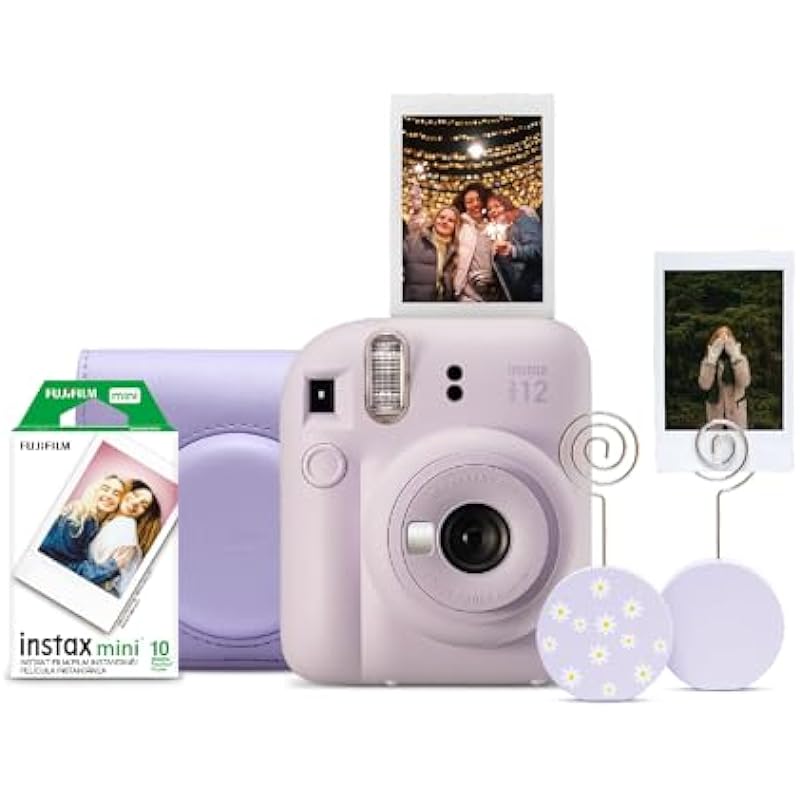 Fujifilm INSTAX Mini 12 Instant Camera Gift Set – Lilac Purple