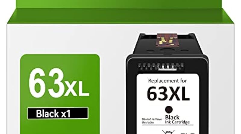 MaxPage 63XL Black High-Yield Ink Cartridge Compatible for HP 63XL Works for OfficeJet 4650 5255 3830 4655 5200 4652 5252 Envy 4520 4510 4512 3634 DeskJet 3636 1112 3630 2130 3632 2132 3637 Printer