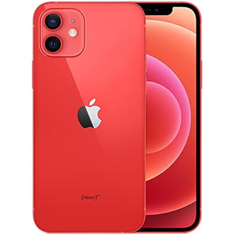 Apple iPhone 12, 64GB, (Product) Red – Fully Unlocked (Renewed)