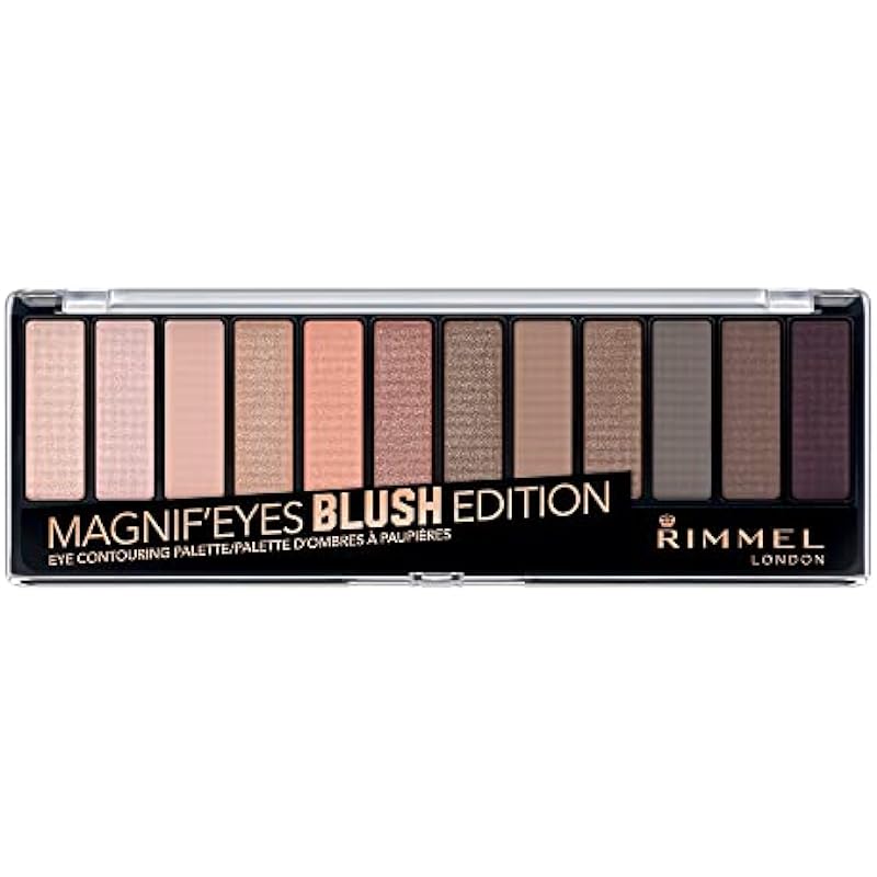 Rimmel London – Magnif’eyes Eyeshadow Palette, Blush Edition. Pack of 1