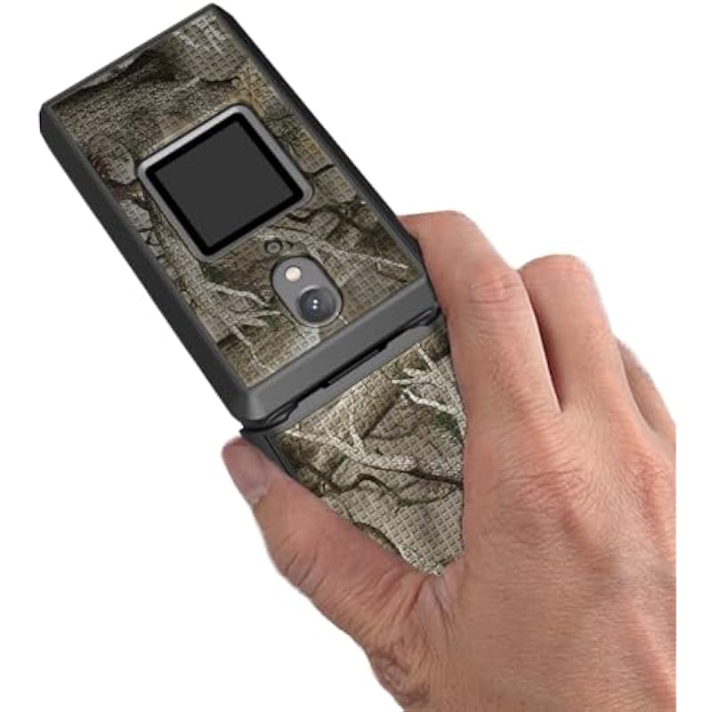 Case for CAT S22 Flip Phone, Nakedcellphone [Outdoor Camouflage] Slim Hard Shell Protector Cover – Bush Camo Design