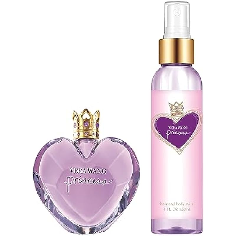 Vera Wang – Princess Gift Set for Women: Eau de Toilette 30ml + Body Mist 120ml : sheer, fruity floral – rich with vanilla and brimming with exotic flowers and succulent fruits