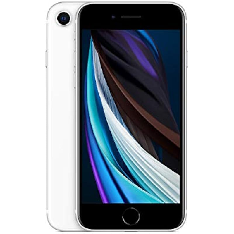 Apple iPhone SE, 64GB, White – Fully Unlocked (Renewed)
