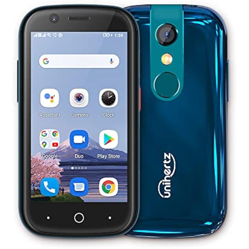 Unihertz Jelly 2, World’s Smallest Android 11 4G Unlocked Smartphone 6GB + 128GB NFC Dark Green