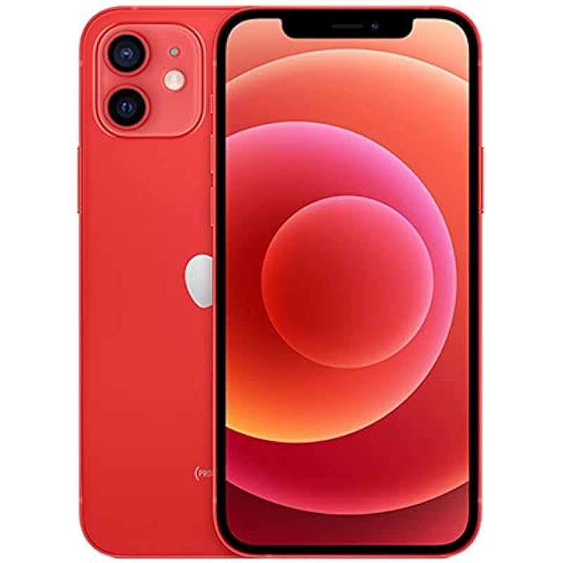 Apple iPhone 12, 64GB, (Product) Red – Fully Unlocked (Renewed)