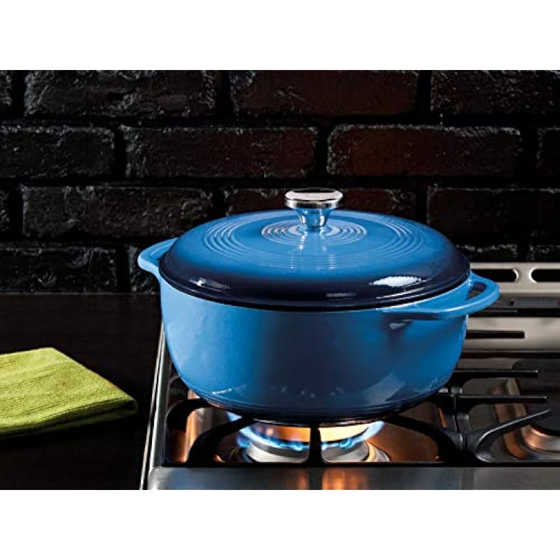 Lodge EC6D33 Color 6-Quart Dutch Oven (Caribbean Blue)