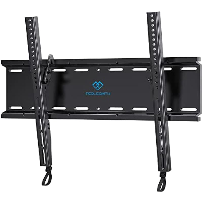 Tilting TV Wall Mount Bracket Low Profile for Most 23-60 Inch LED, LCD, OLED, QLED, 4K Flat Screen TVs up to 115lbs with VESA 400x400mm by PERLESMITH