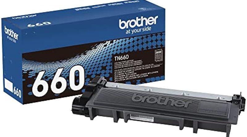 Brother Genuine High Yield Toner Cartridge, TN660, Replacement Black Toner, Page Yield Up to 2,600 Pages, 1 Pack