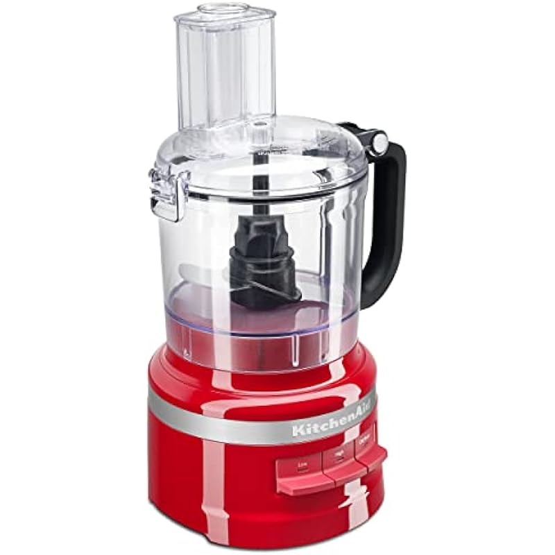 KitchenAid-KFP0718ER-7-Cup-Food-Processor-Chop,-Puree,-Shred-and-Slice Empire-Red