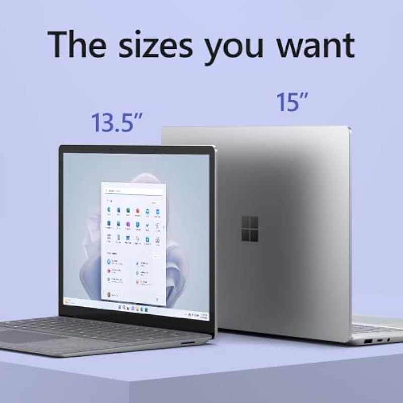 Microsoft Surface Laptop 5 (2022): 15″ Touchscreen Laptop (Intel Core i7/16GB RAM/512GB SSD/Windows 11 Home) Platinum – French Keyboard