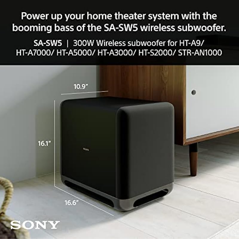 Sony 300W Wireless Subwoofer for HT-A9/A7000