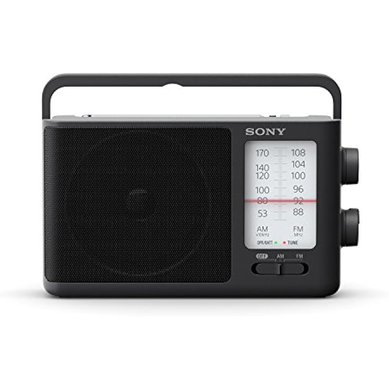 Sony ICF-506 Analog Tuning Portable FM/AM Radio, Black 2.14 lb