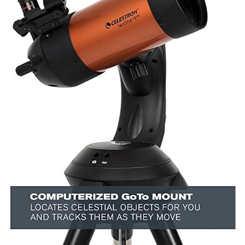 Celestron – NexStar 4SE Telescope – Computerized Telescope for Beginners and Advanced Users – Fully-Automated GoTo Mount – SkyAlign Technology – 40,000+ Celestial Objects – 4-Inch Primary Mirror