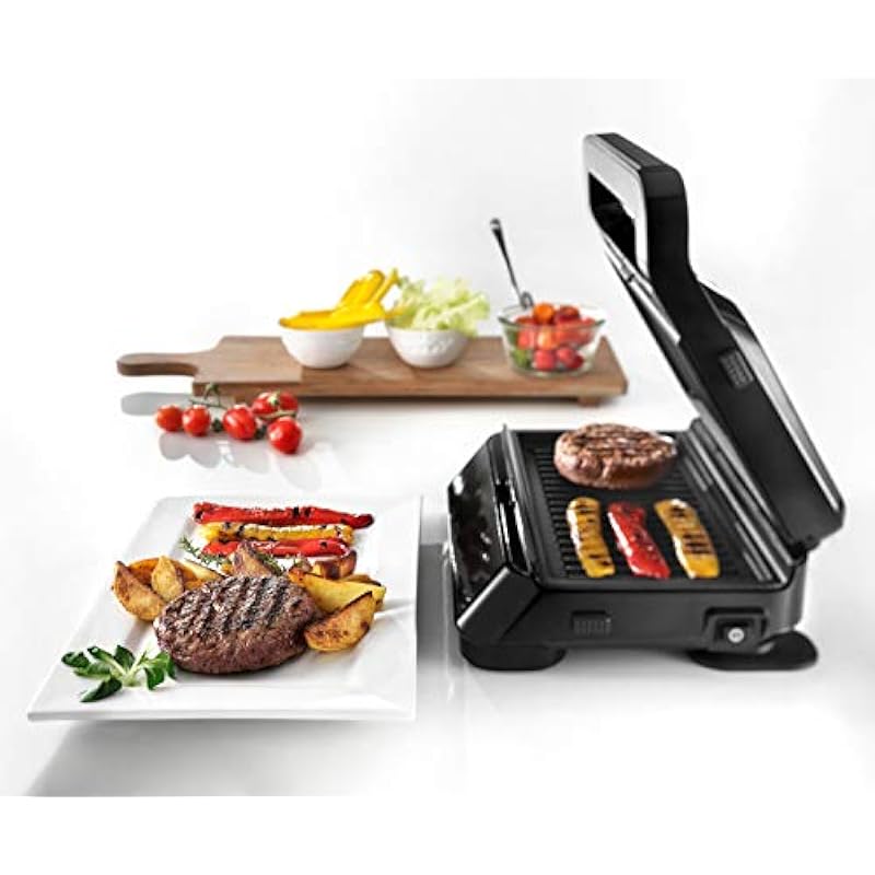 De’Longhi Livenza Compact All Day Grill, SW13ABC.S, Black/Silver