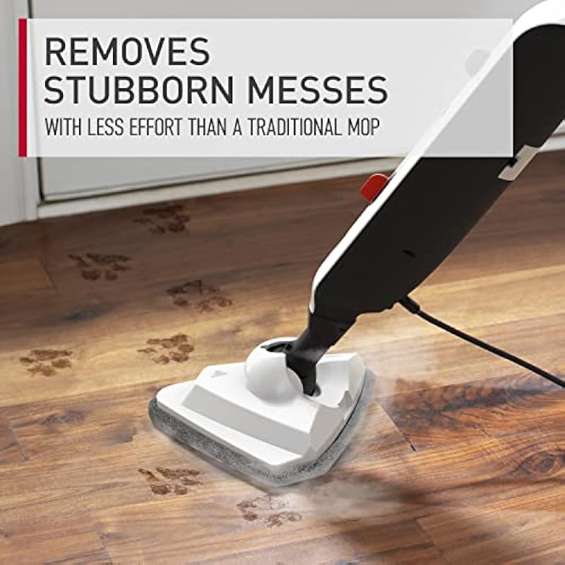 Hoover Steam Mop, Hard Floor Cleaner, White WH22100 Small