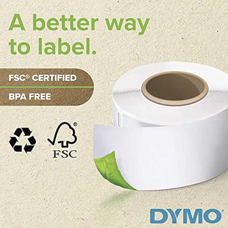 DYMO LW Mailing Address Labels | 1-1/8″ x 3-1/2″ (28 x 89mm) | for LabelWriter Label Printers | 2 Rolls of 350 (700 Total)