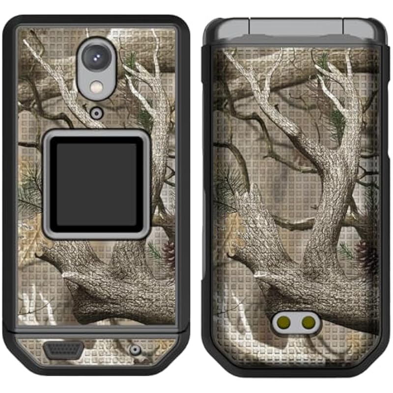 Case for CAT S22 Flip Phone, Nakedcellphone [Outdoor Camouflage] Slim Hard Shell Protector Cover – Bush Camo Design