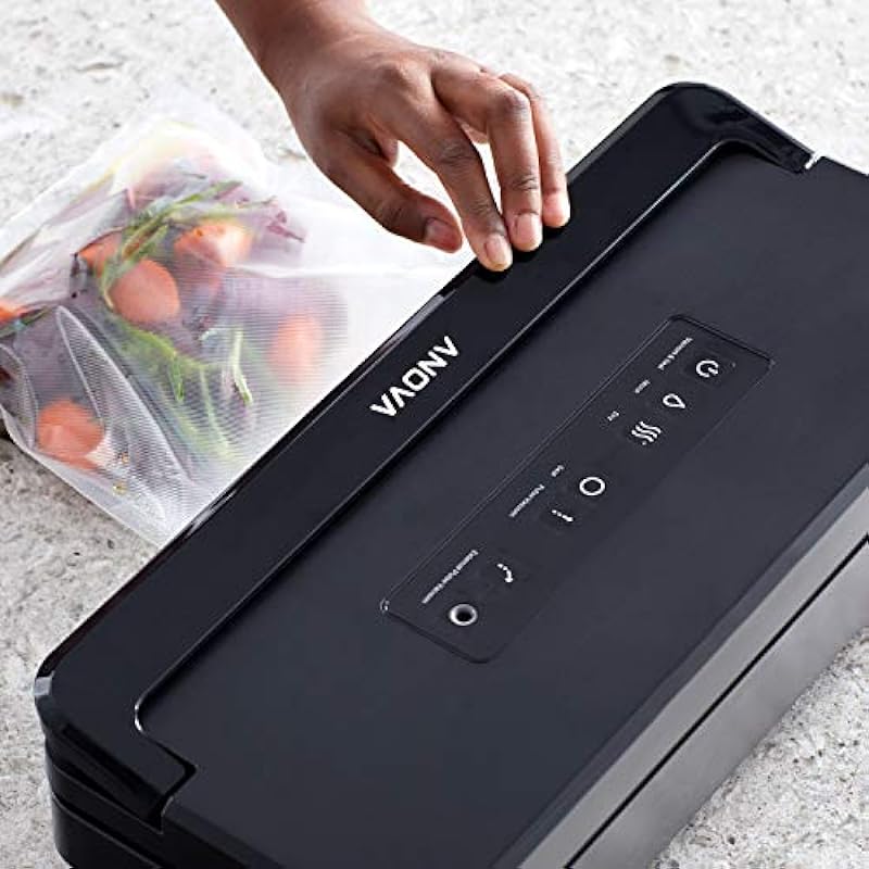 Anova Culinary Precision Vacuum Sealer Pro, Includes 1 Bag Roll, For Sous Vide and Food Storage, black, medium