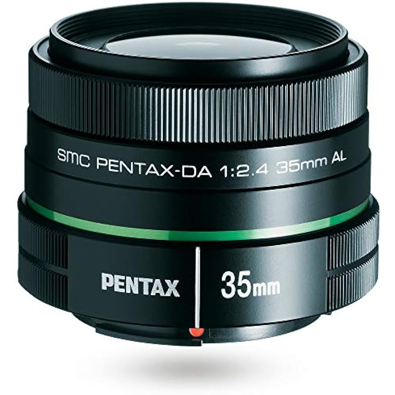 smc PENTAX-DA 35mmF2.4AL Standard lens Focal length 53.5mm (Equivalent to 35mm format) High delineation performance F2.4 high brighness Compact Lightweight design Aspherical lens Super Protect coating