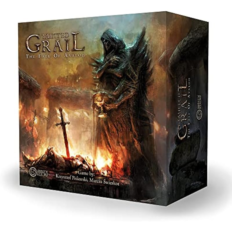 Tainted Grail: The Fall of Avalon – A Board Game by Awaken Realms 1-4 Players – Board Games for Family 60-120 Mins of Gameplay– Games for Family Game Night – Ages 14+ – English Version