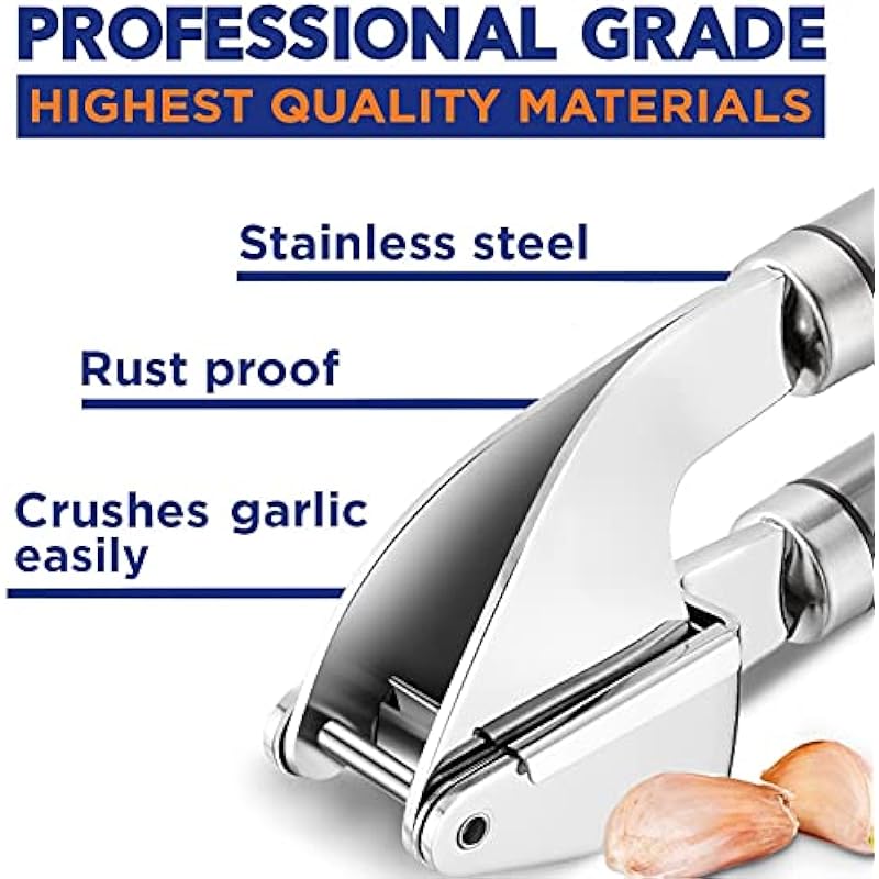 ORBLUE Propresser Stainless Steel Kitchen Garlic Press
