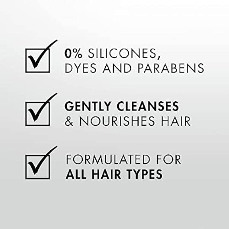 Nexxus Clean & Pure Shampoo for all hair types Moisture 0% silicone, parabens, dyes 400 ml
