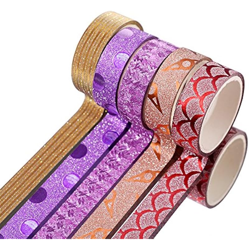 30 Rolls Washi Masking Tape Set,Decorative Craft Tape Collection for DIY and Gift Wrapping with Colourful Designs and Patterns
