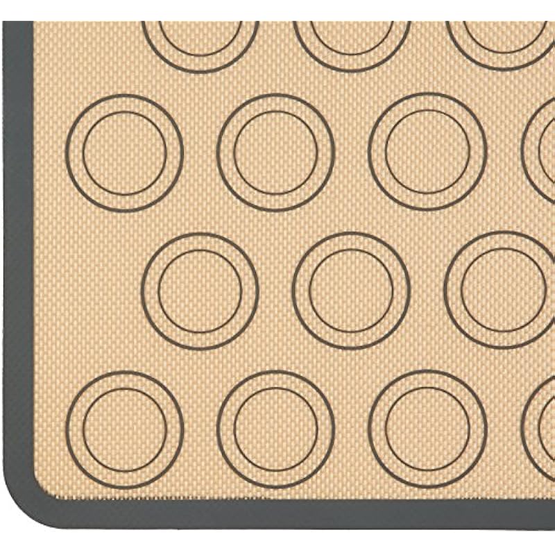 Amazon Basics Silicone Macaron Baking Mat Sheet, Set of 2