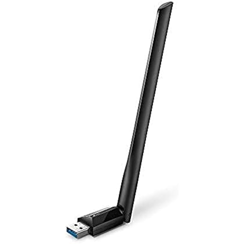 TP-Link USB WiFi Adapter for Desktop PC (Archer T3U Plus) – AC1300Mbps USB 3.0 WiFi Dual Band Network Adapter with 2.4GHz/5GHz High Gain Antenna, MU-MIMO, Windows 11/10/8.1/8/7/XP, Mac OS 10.9-10.15