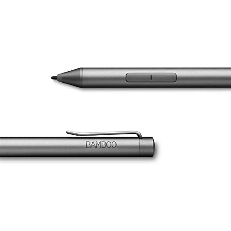 Wacom Bamboo Ink Smart Stylus for Windows Ink Second Generation CS323AG0A, Grey, Small