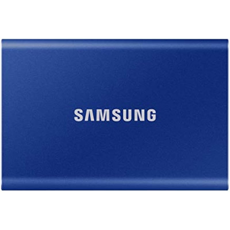 Samsung T7 Portable SSD – USB 3.2 (Gen2, 10Gbps) External SSD (1TB, Blue)
