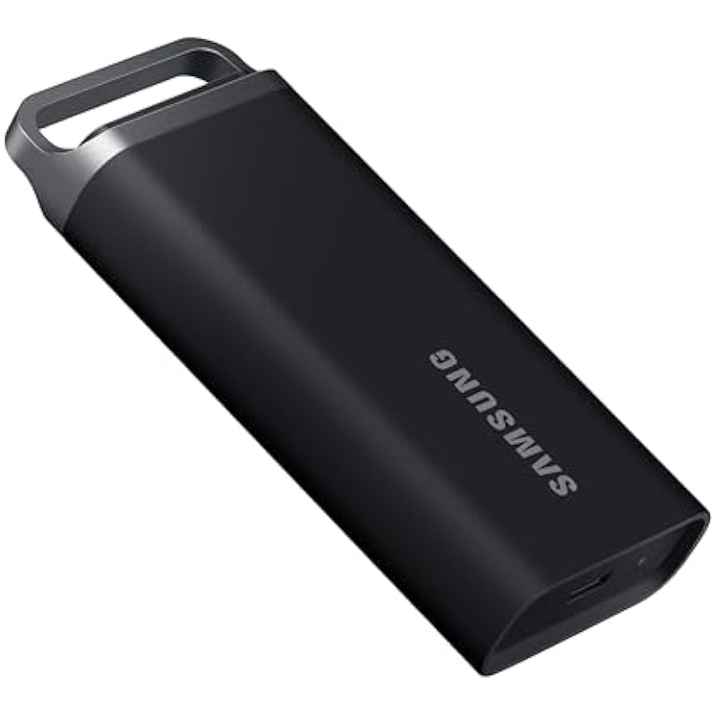 SAMSUNG T5 EVO Portable SSD 4TB, USB 3.2 Gen 1 External Solid State Drive, Seq. Read Speeds Up to 460MB/s for Gaming and Content Creation, MU-PH4T0S/AM, Black [Canada Version]