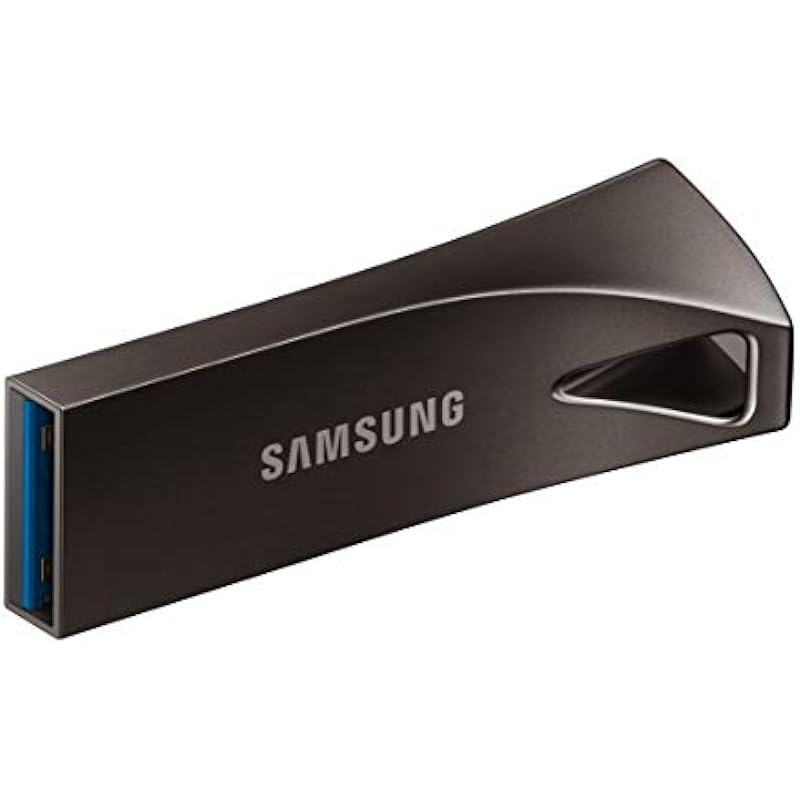 SAMSUNG BAR Plus 256GB – 400MB/s USB 3.1 Flash Drive Titan Gray (MUF-256BE4/AM) [Canada Version]