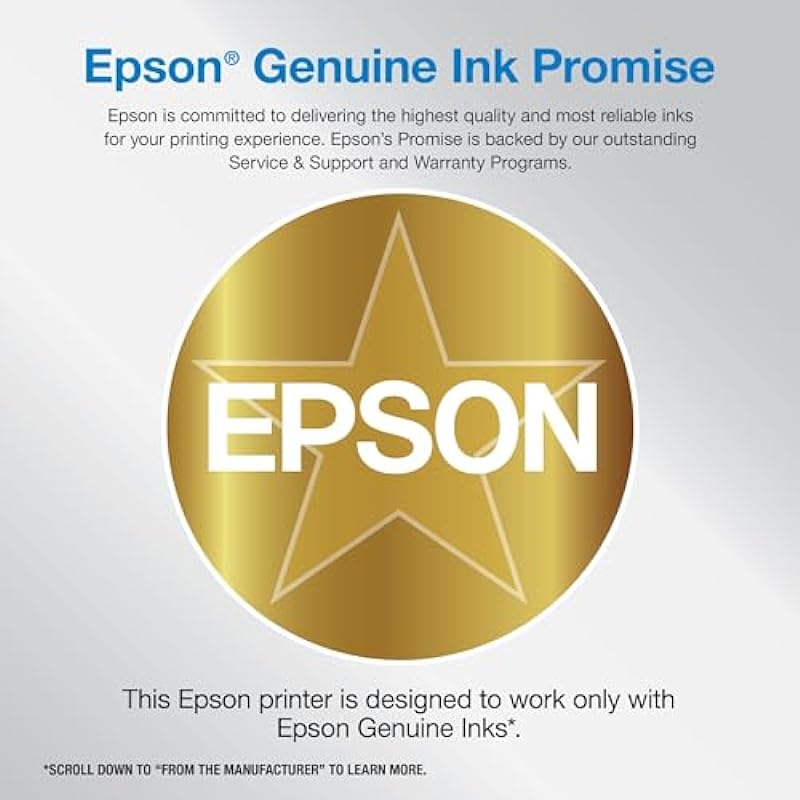 Epson Workforce WF-2960 Wireless All-in-One Printer with Scan, Copy, Fax, Auto Document Feeder, Automatic 2-Sided Printing, 2.4″ Touchscreen Display, 150-Sheet Paper Tray and Ethernet