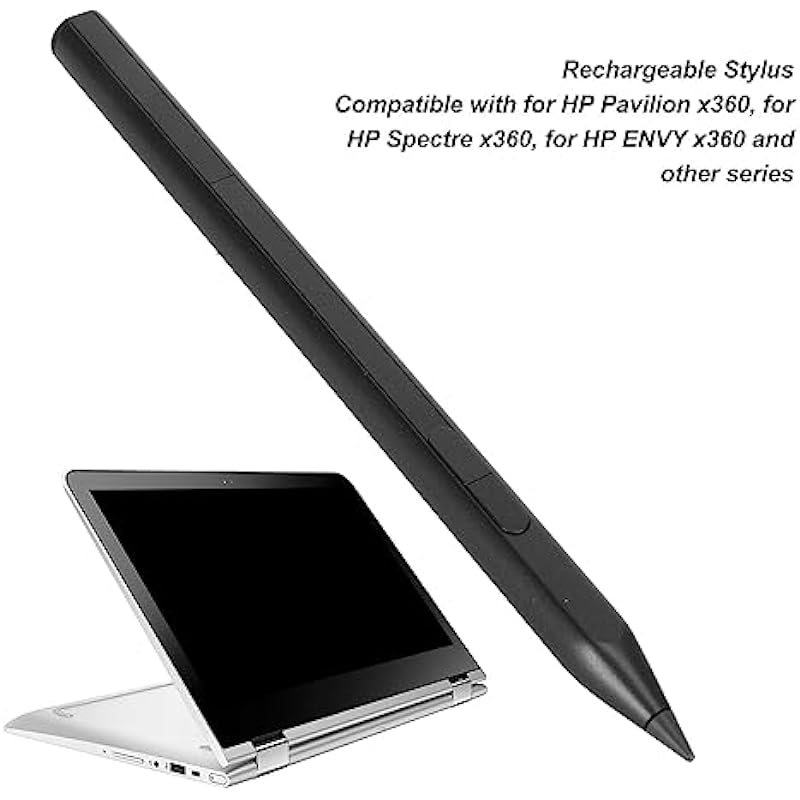 Stylus Pen for HP Pavilion X360 Spectre X360 Envy X360, 4096 Level Pressure Sensitivity Laptop Pencil, Rechargeable Pen for Laptop