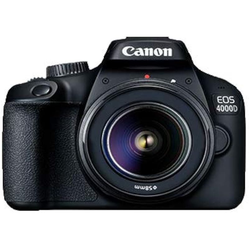 Canon EOS Rebel T100 / 4000D DSLR Camera Bundle + 2pc SanDisk Memory Cards + Accessory Kit (75-300MM + 18-55MM + 64GB)