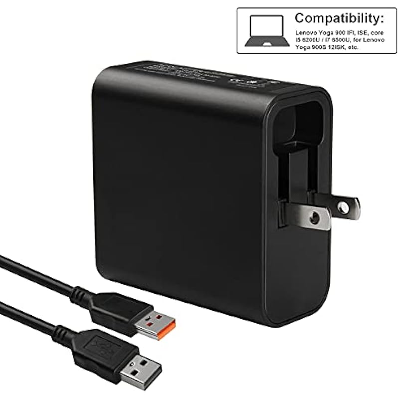 Fancy Buying 65W 40W Charger Adapter for Lenovo Yoga 3 Pro-1370 Yoga 3-1170 Yoga 3-1470 36200563 Yoga 700 700-11ISK 700-14ISK W/USB Cable