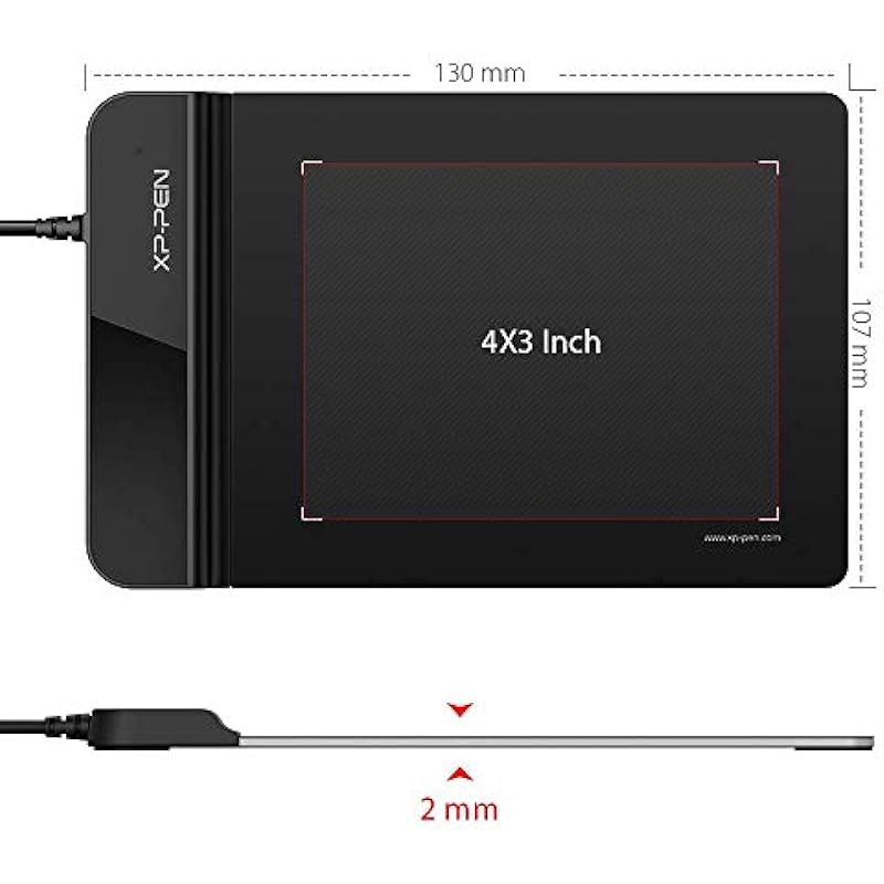 XP-Pen G430S OSU Tablet Ultrathin Graphic Tablet 4 x 3 inch Digital Tablet Drawing Pen Tablet for OSU! (8192 Levels Pressure)