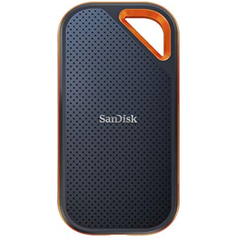SanDisk 2TB Extreme PRO Portable SSD – Up to 2000MB/s – USB-C, USB 3.2 Gen 2×2, IP65 Water and Dust Resistance, Updated Firmware – External Solid State Drive – SDSSDE81-2T00-G25