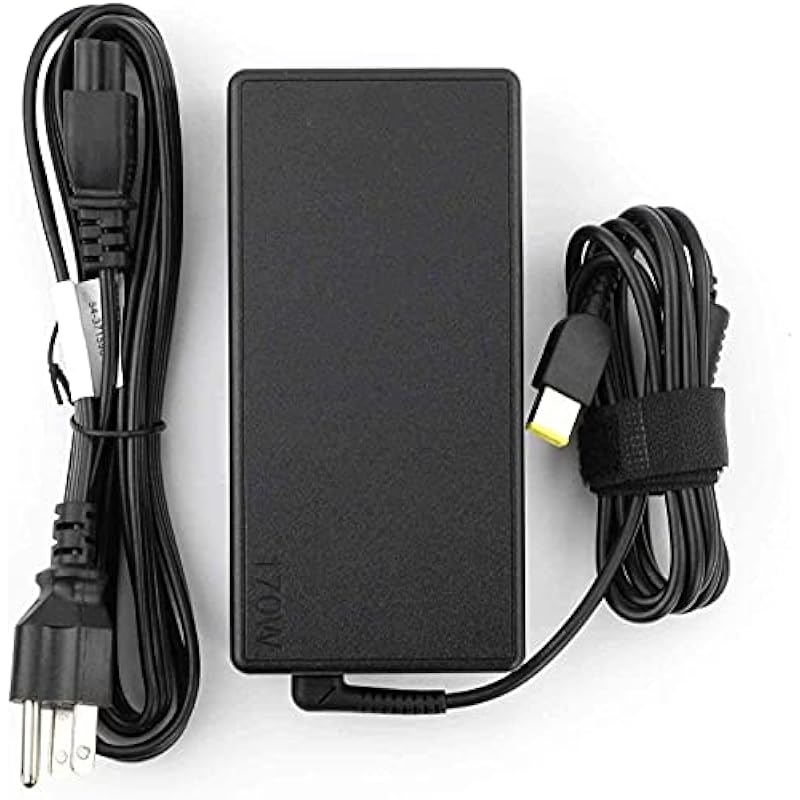170W 20V 8.5A Power AC Charger Replace for Lenovo Thinkpad E440 E450 E555 P50 P51 P70 W540 W541 Yoga 15 45N0487 4X20E50574 ADL170NLC2A ADL170NLC3A Power Supply Cord