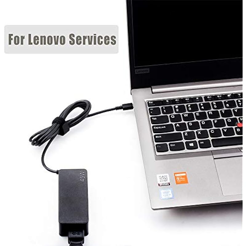 HotTopStar USB-C 45W AC Charger Compatible for Lenovo ThinkPad T480 T480S X280 T590 L390 P51S P52S Lenovo Chromebook C330 S330 100e 300e 500e s340 c340 Series Laptop Type-C Power Adapter Cord